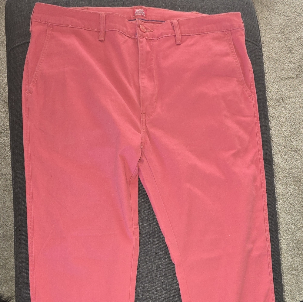 Levi's Men's Chinos in Vibrant Coral